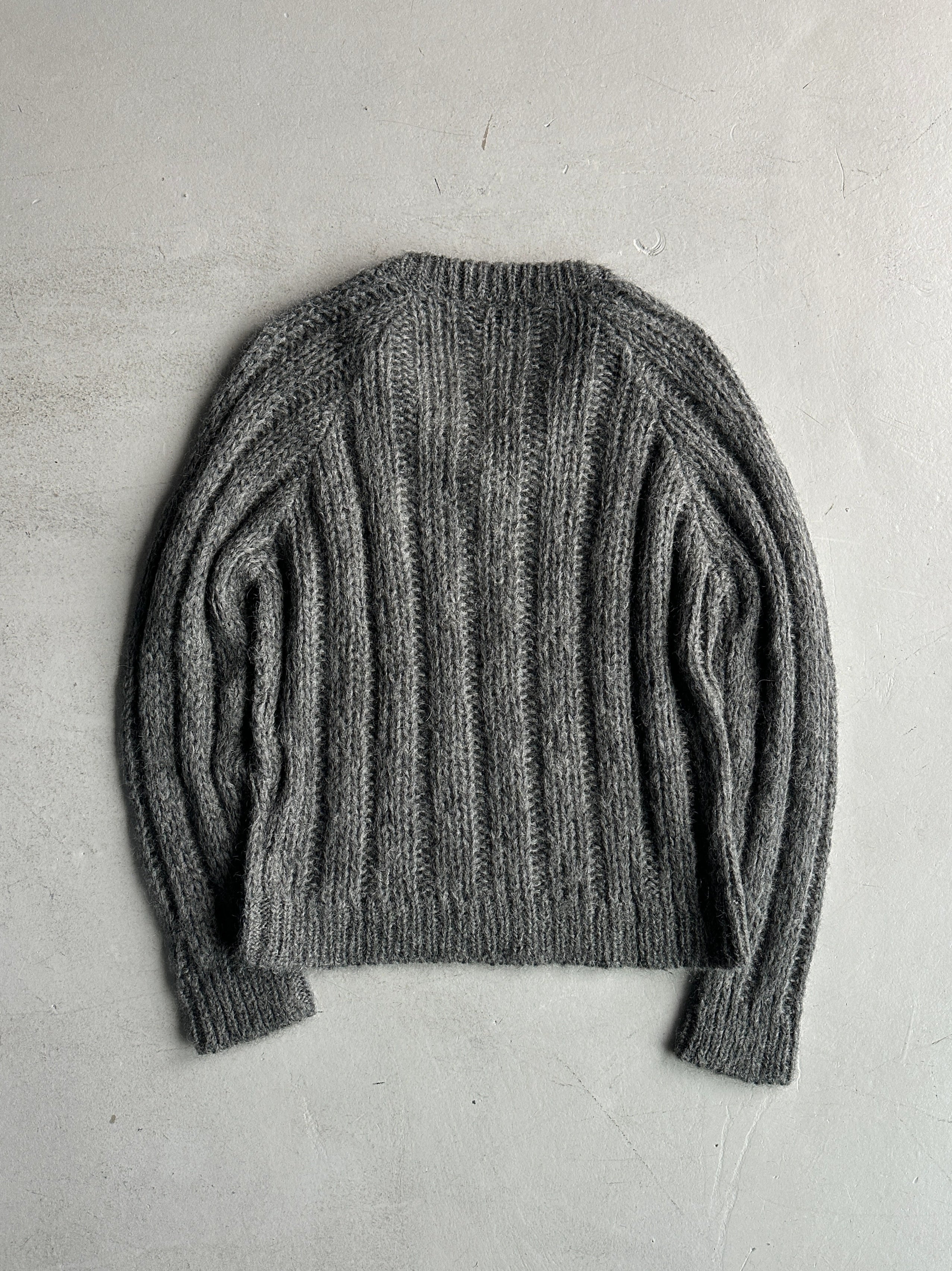 PRADA - A/W 2019 MOHAIR V NECK KNIT JUMPER