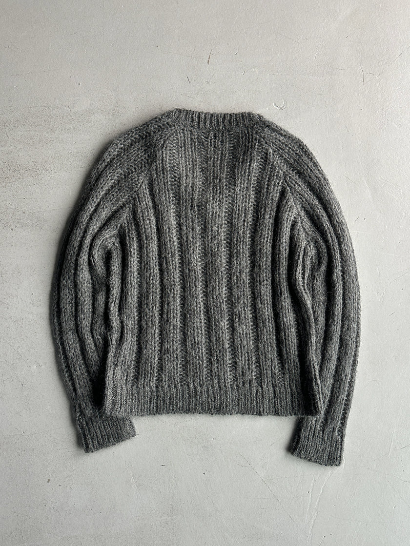 PRADA - A/W 2019 MOHAIR V NECK KNIT JUMPER