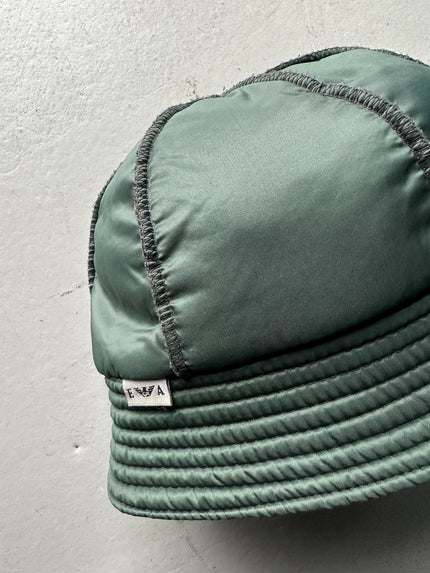 EMPORIO ARMANI - 1980s TECHNICAL BUCKET HAT