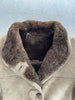 SHEARLING JACKET WITH BELT