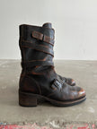 AKETOHN - 1990s SQUARE TOE LEATHER BOOTS