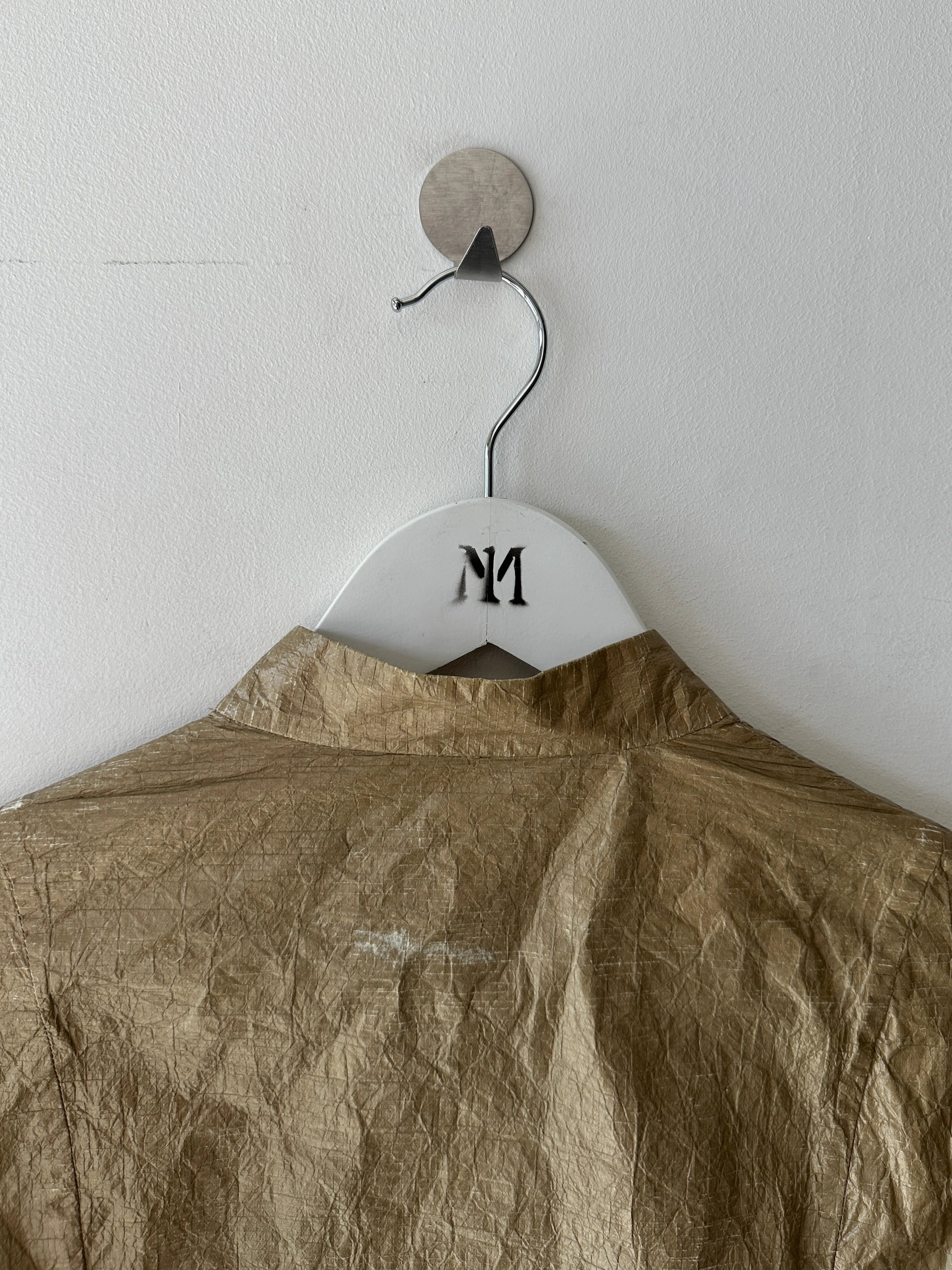 VIVIENNE TAM - S/S 1999 PAPER TEXTURE CRINKLED LIGHT JACKET