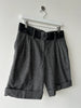 DOLCE & GABBANA - early 2000s FRONT PLEATS HERRINGBONE SHORTS