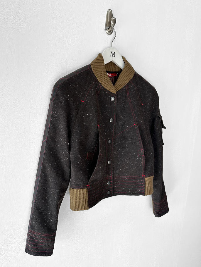 BELGIAN LABEL - early 2000s TWO PIECE SET WITH DRESS AND JACKET