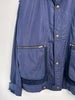 1980s BOMBER JACKET WITH CROCHET PANEL INSERTS