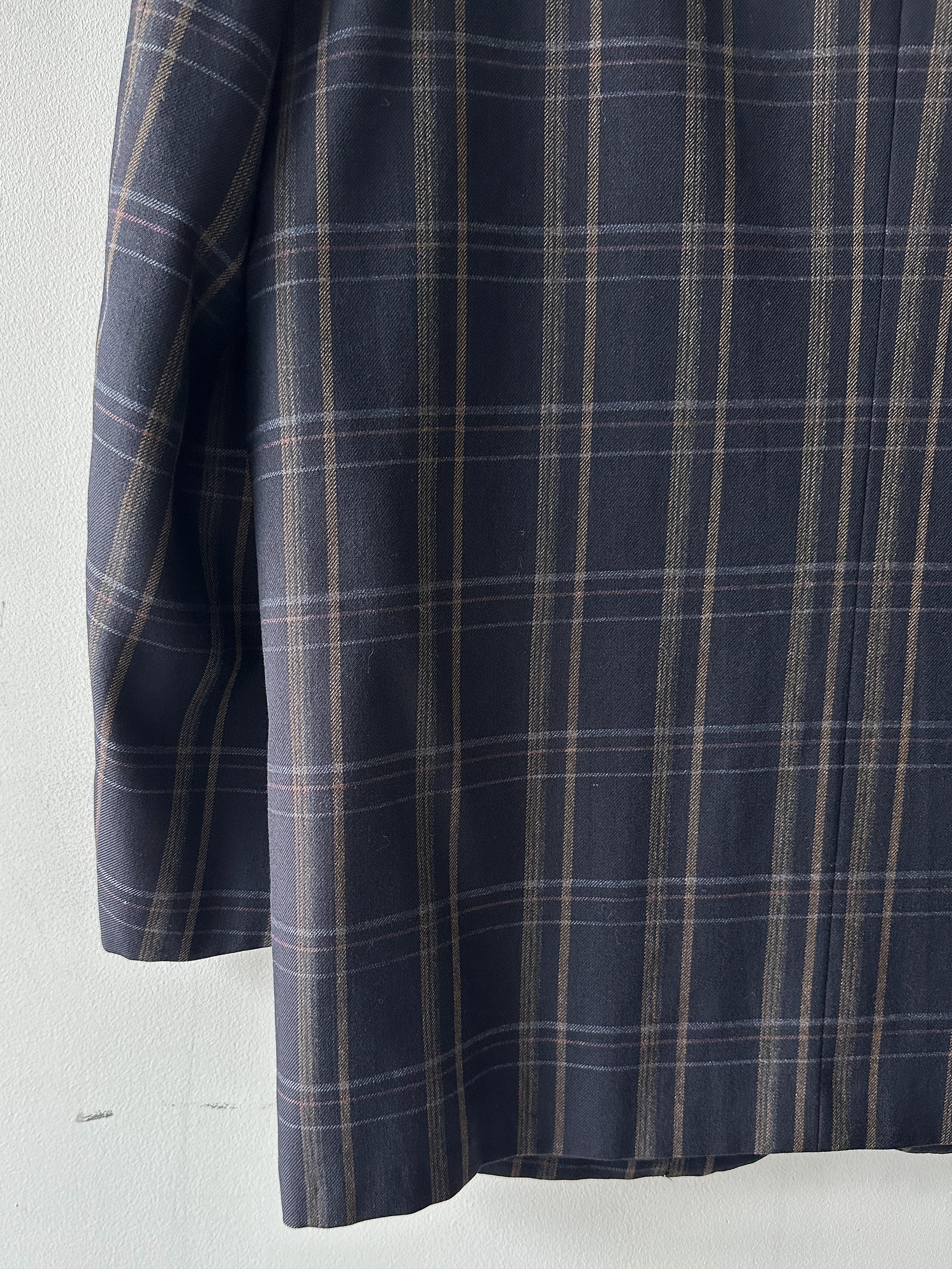 COMME DES GARÇONS HOMME - A/W 1990 OVERSIZED CHECKED BLAZER