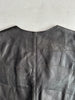 1980s STITCHED PANELING LEATHER VEST