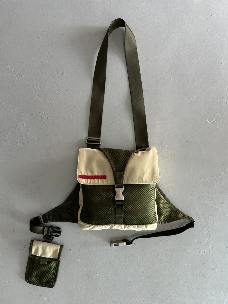 PRADA - early 2000s TECHNICAL HARNESS BAG