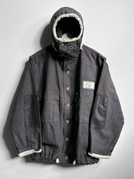 ARMANI JEANS - 1990s GUNNER SMOCK COTTON JACKET