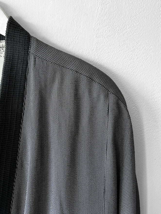ITALIAN LABEL 1980s PINSTRIPED BLOUSON JACKET