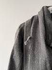 MARITHÉ + FRANÇOIS GIRBAUD - F/W 2008 RUCHED FRONT ADJUSTABLE WOOL JACKET
