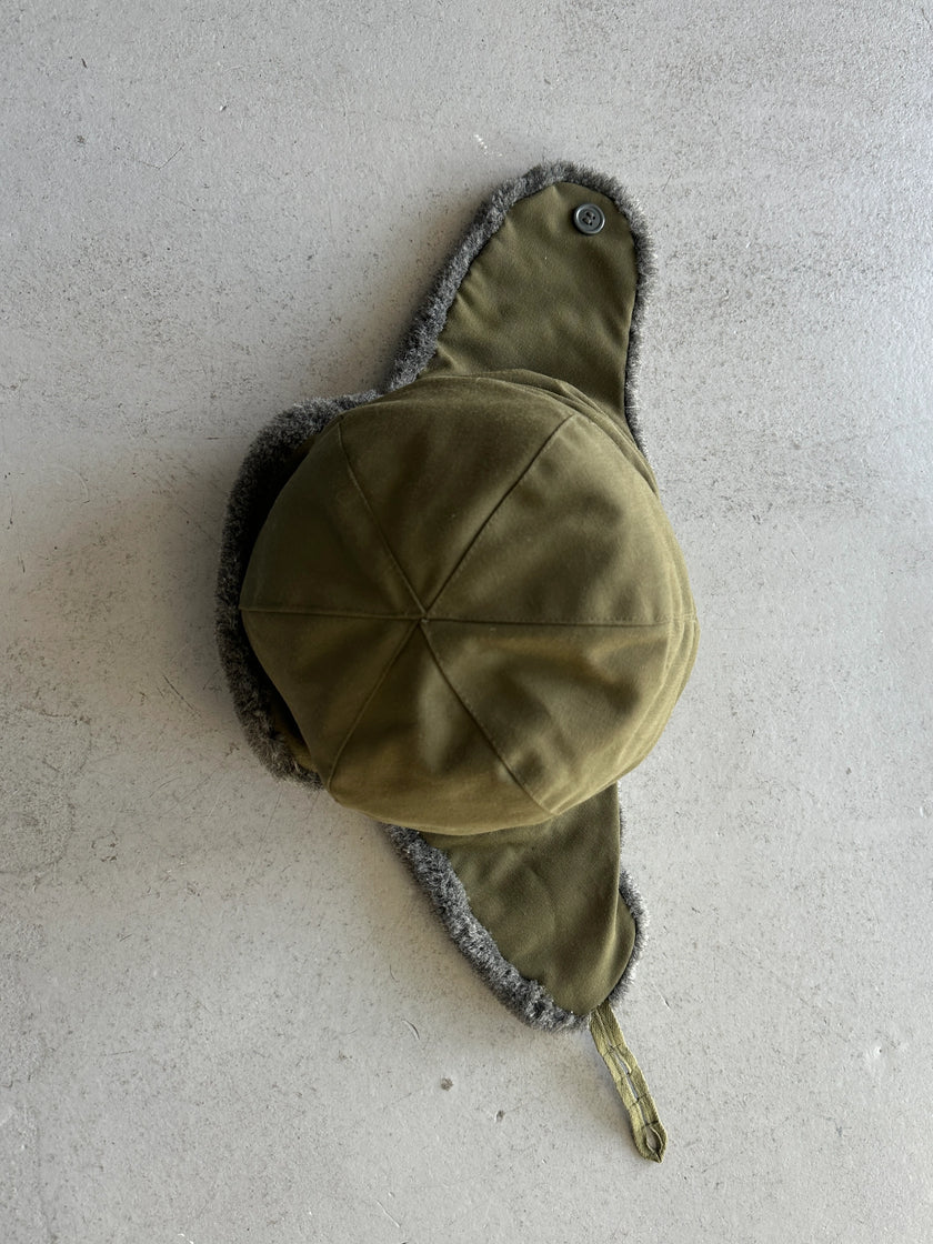 early 2000s TRAPPER SHEARLING HAT