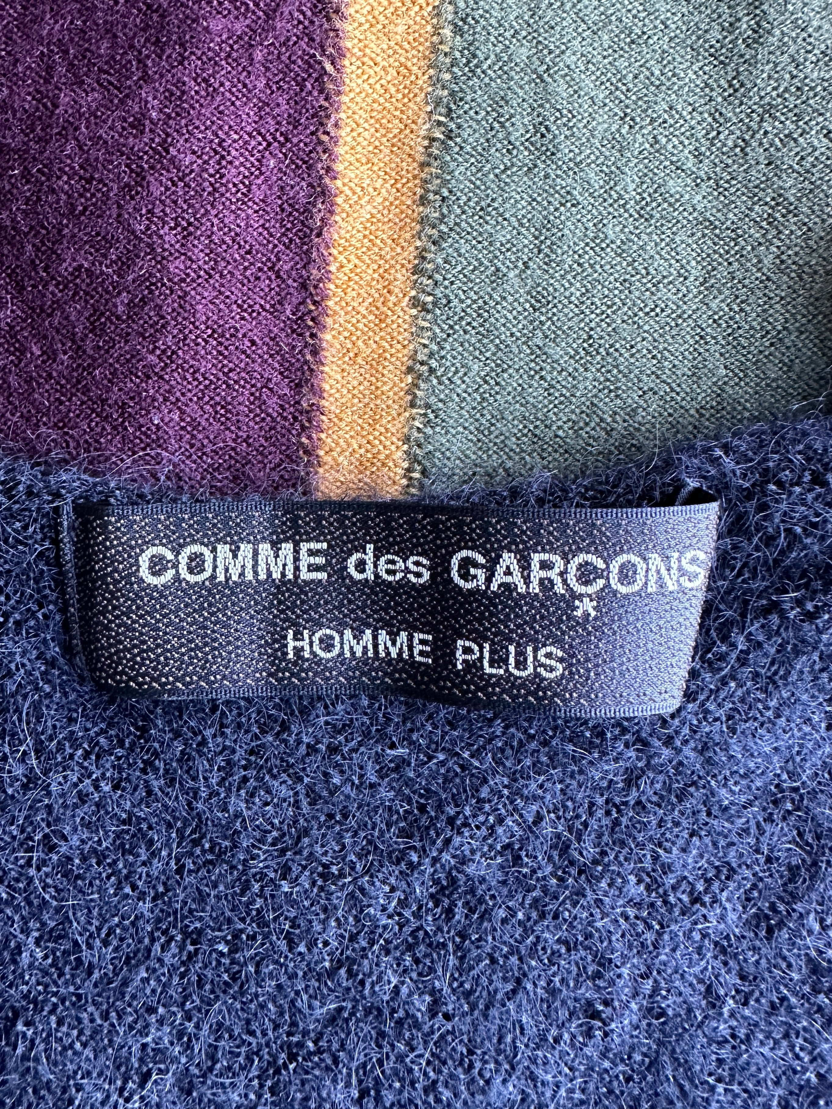 COMME DES GARÇONS HOMME PLUS - F/W 2004 PANELED KNIT VEST