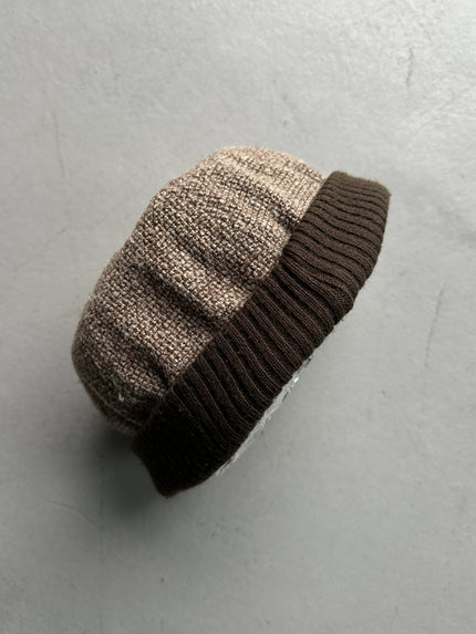 ARMANI JEANS - 1990s TWEED BEANIE HAT