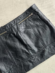 ICEBERG- 1990s LEATHER MINI SKIRT