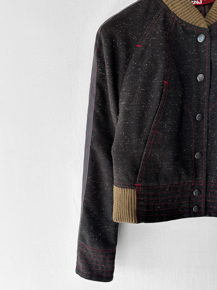 BELGIAN LABEL - early 2000s TWO PIECE SET WITH DRESS AND JACKET