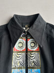 JUST CAVALLI - S/S 2005 CORSET STYLE SHIRT
