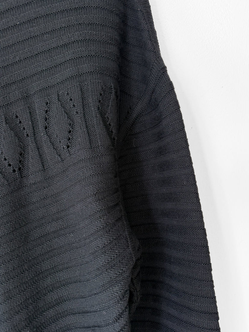 CLAUDE MONTANA - 1980s DROPPED SHOULDERS KNIT JUMPER
