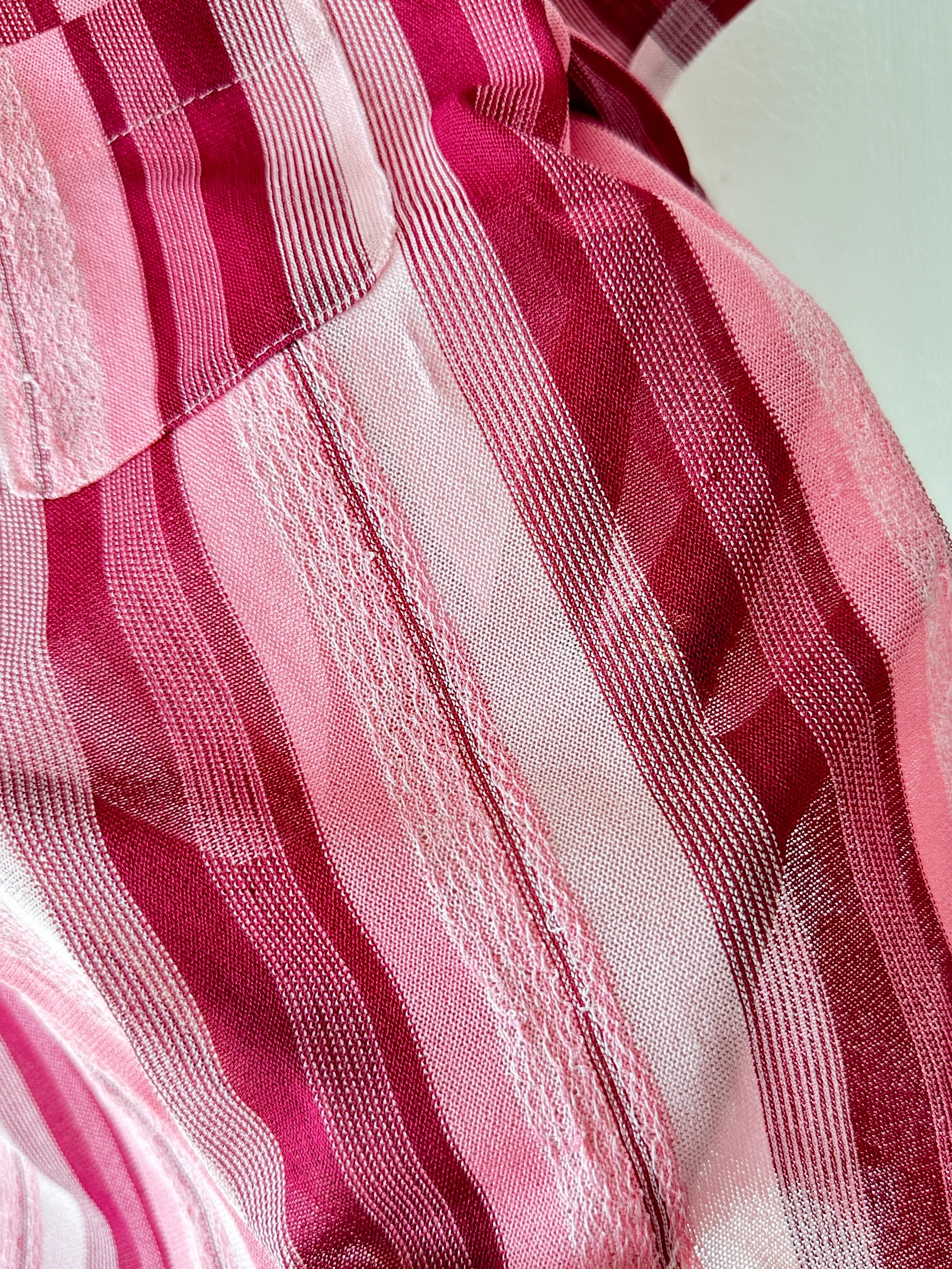 COMME DES GARÇONS - early 2000s OPEN KNIT SHORT SLEEVE BUTTONED SHIRT