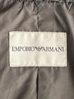 EMPORIO ARMANI - early 2000s ASYMMETRICAL FRONT CLOSURE FUNNEL NECK JACKET