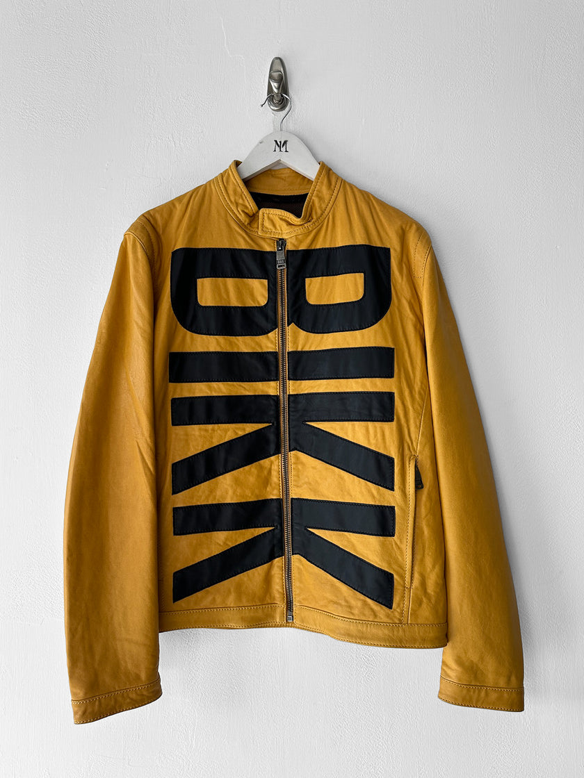 DIRK BIKKEMBERGS - S/S 2015 LEATHER BIKER JACKET