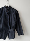 ISSEY MIYAKE - 1980s ASYMMETRICAL FRONT CLOSURE JACKET