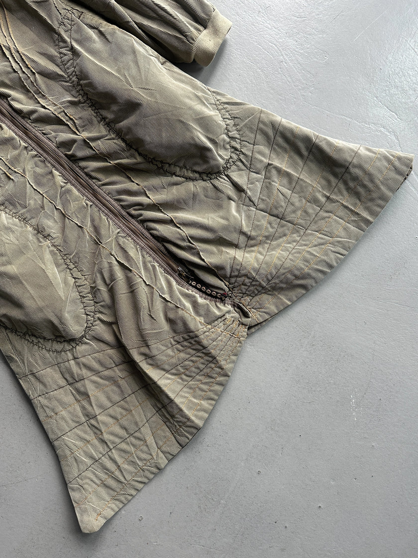 MARITHÉ + FRANÇOIS GIRBAUD - F/W 2003 LONG JACKET WITH FISHTAIL HEM