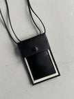 YOHJI YAMAMOTO Y'S - early 2000s LEATHER POUCH BAG