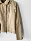 VITTORIO FORTI - late 1990s ASYMMETRIC FRONT LEATHER JACKET