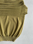 TRUSSARDI - 2000s SHOULDER OFF KNIT TOP