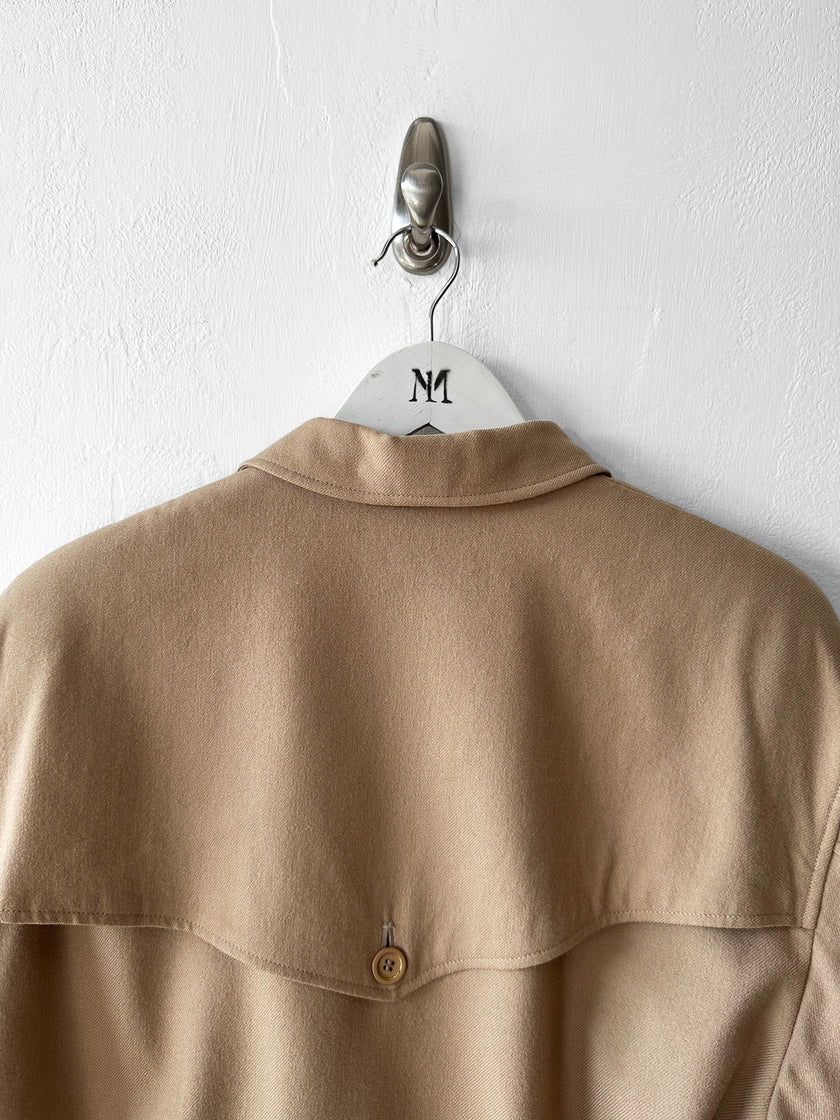 COURRÈGES - 1980s CROP FIT BLOUSON JACKET