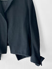 YOHJI YAMAMOTO - F/W 2006 WOOL JACKET WITH DECONSTRUCTED HEM