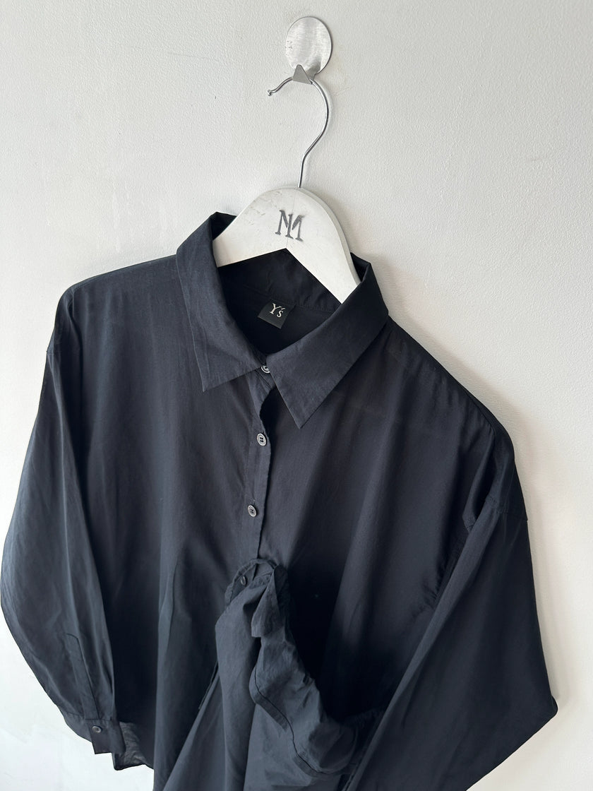 YOHJI YAMAMOTO Y's - S/S 2019 ASYMMETRIC FRONT LONG SHIRT