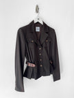 MOSCHINO - early 2000s BLAZER WITH BELTED WAIST