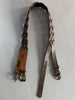 ARMANI JEANS - early 2000s BRAIDED LEATHER BELT