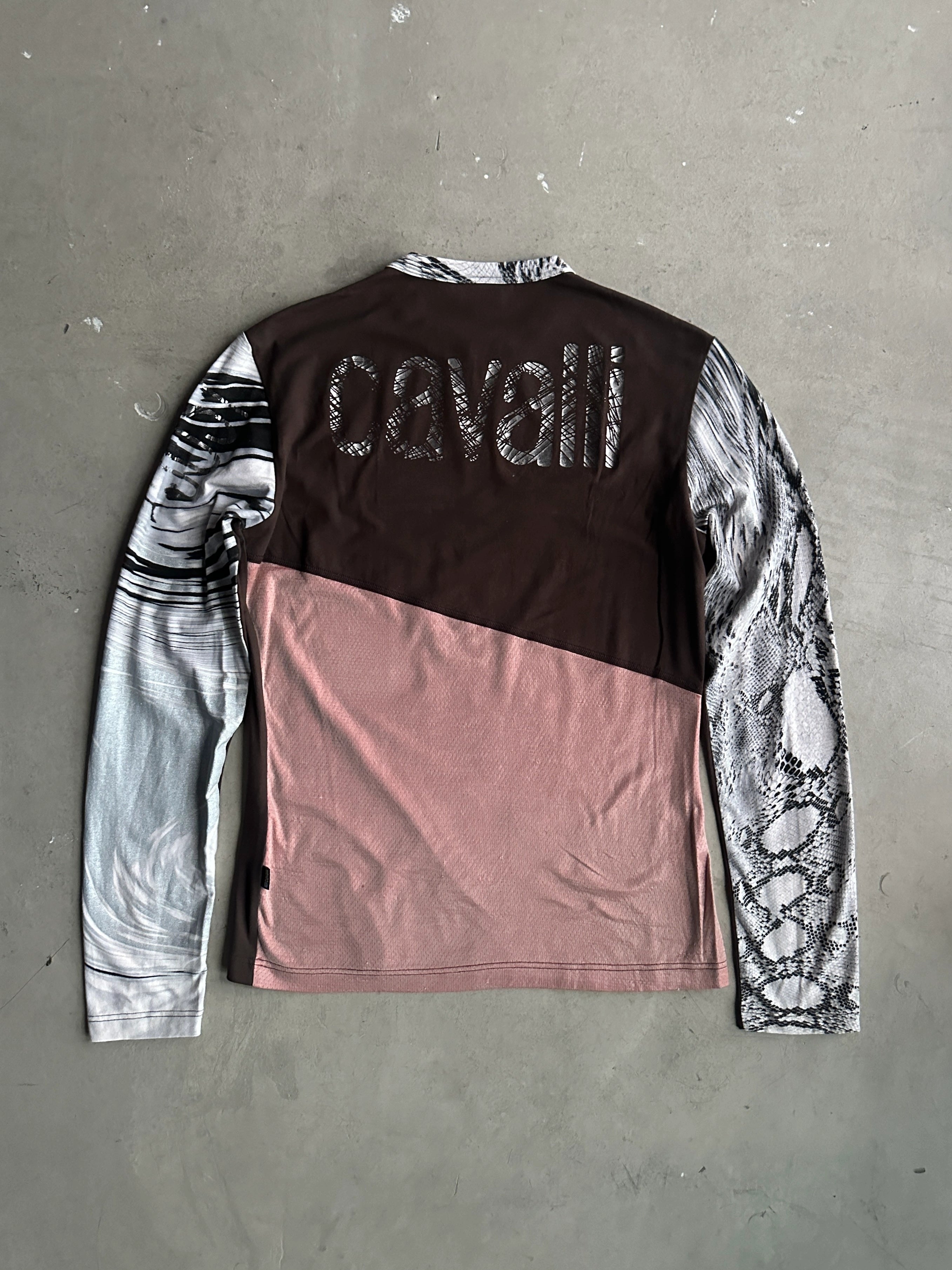 ROBERTO CAVALLI - 2000s CREW NECK LONG SLEEVE TOP