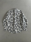 COMME DES GARÇONS - S/S 2013 POLKA DOTS FRONT PRINTED LONG SLEEVE SHIRT