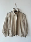 VALENTINO - late 1980s CROP FIT LIGHT BOMBER JACKET