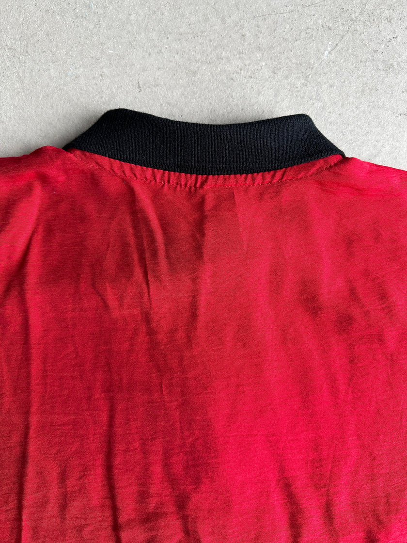 1970s CROP FIT DOUBLE BREASTED POLO BLOUSE