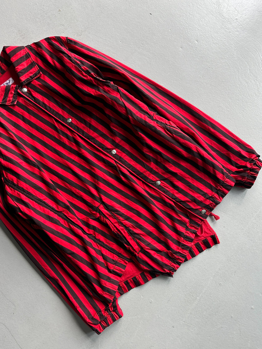COMME DES GARÇONS - S/S 2012 ASYMMETRICAL STRIPED SHIRT JACKET