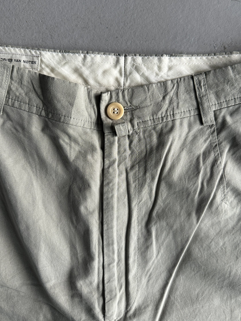 DRIES VAN NOTEN - 1990s STRAIGHT FIT TAILORED TROUSERS