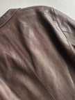 EMPORIO ARMANI - S/S 2004 MIDI LENGTH SOFT LEATHER JACKET