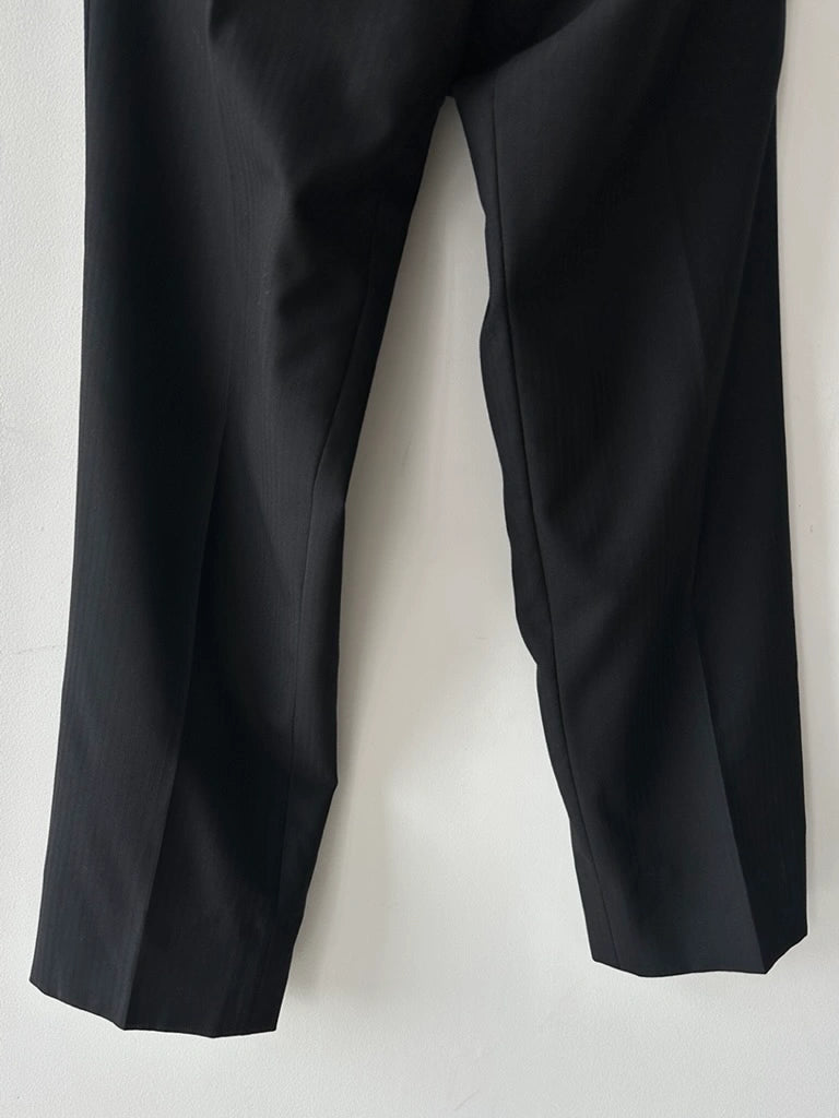 1990s PINSTRIPED TAILORED TROUSERS
