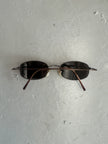GIORGIO ARMANI -  1990s RIMLESS OVAL SUNGLASSES
