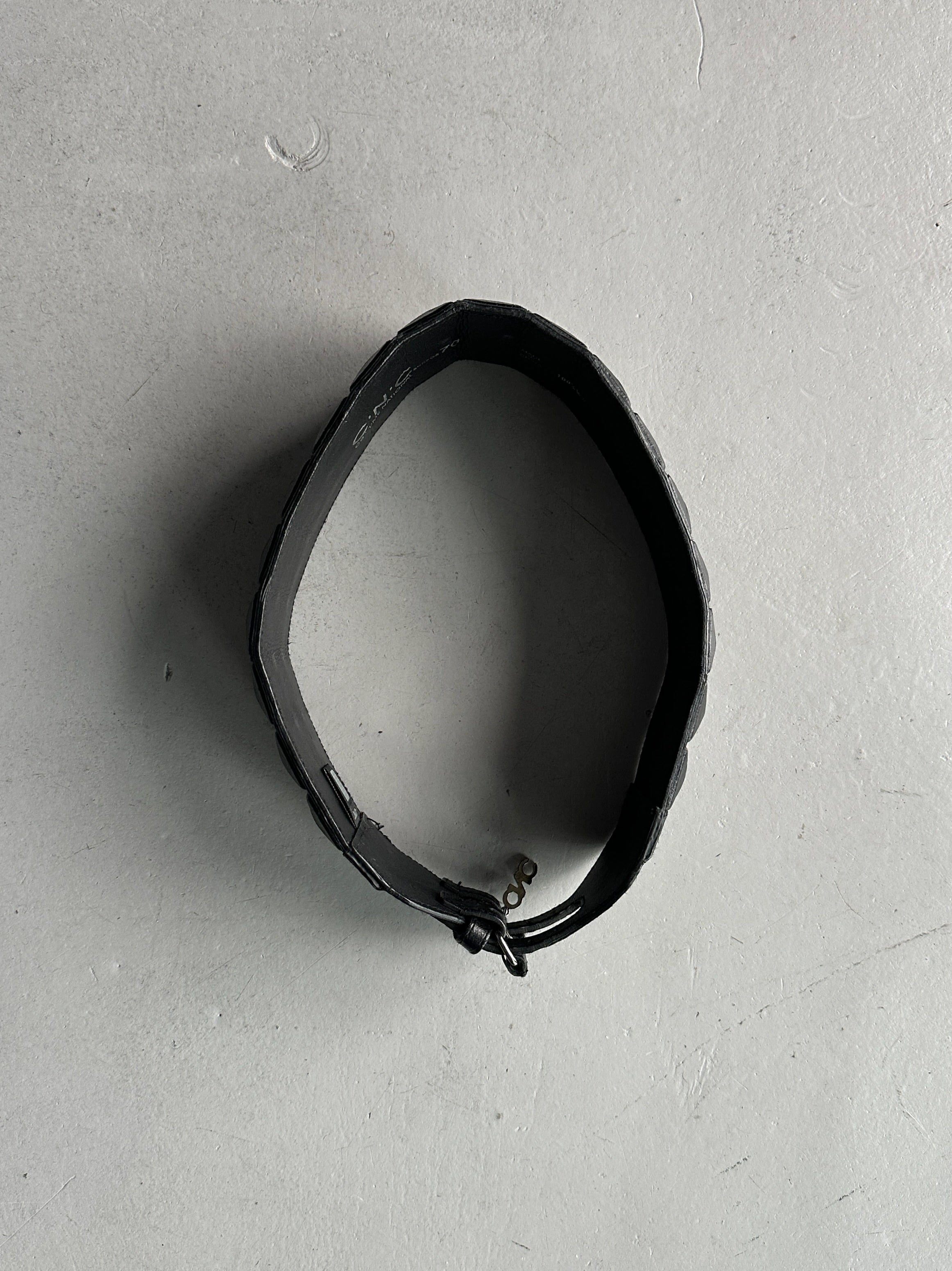 COSTUME NATIONAL - early 2000s WIDE WAIST BELT