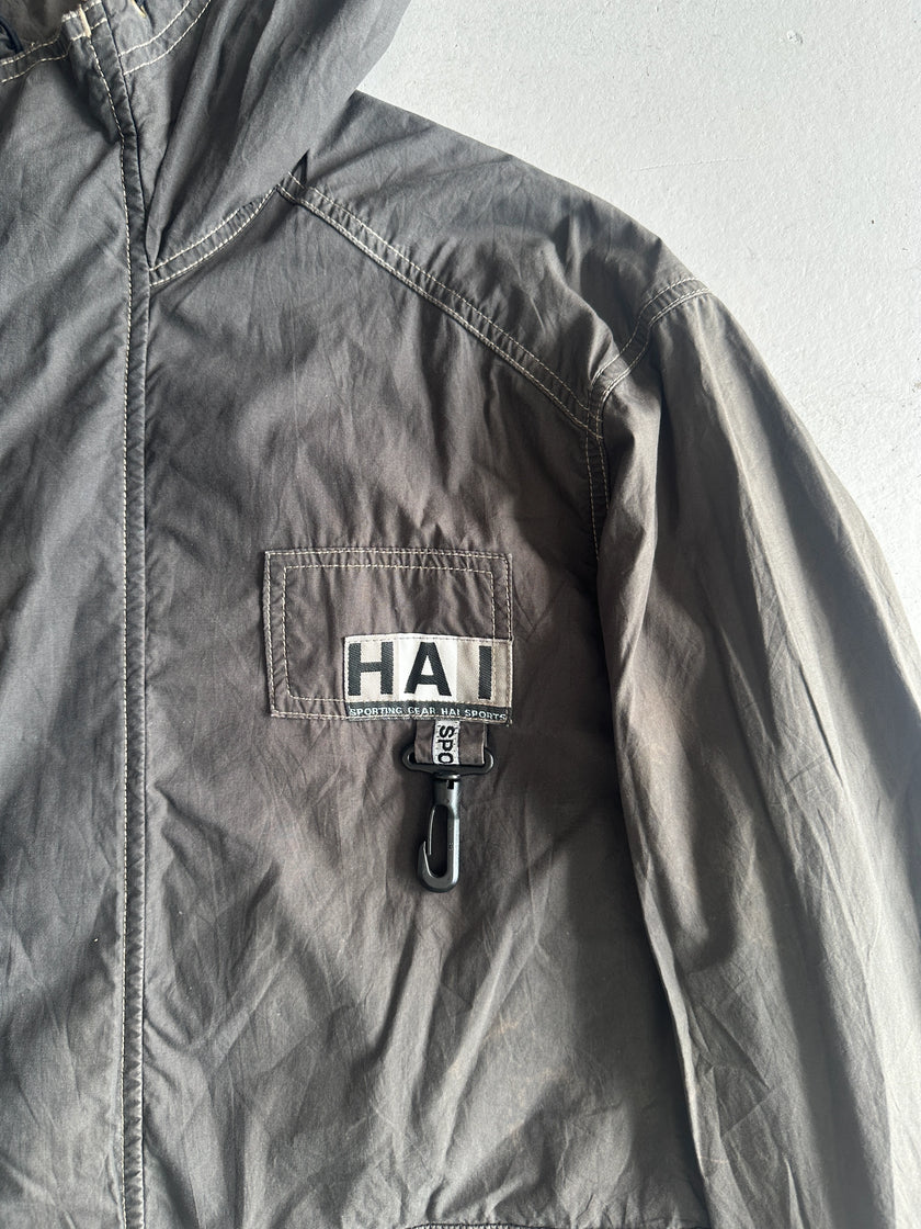 ISSEY MIYAKE HAI SPORTING GEAR - 1980s OVERSIZED PARKA JACKET