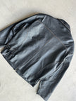 1980s STRAIGHT FIT OVERSIZED CARGO LEATHER JACKET