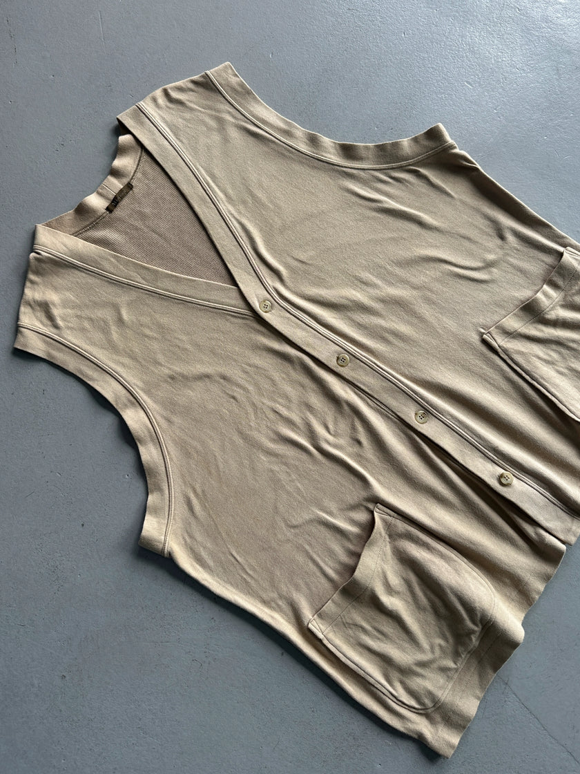 YOHJI YAMAMOTO Y's - S/S 1993 PANELED VEST GILET