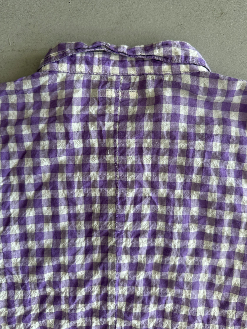 KAPITAL - 1990s DRAPING SIDES ASYMMETRICAL SHIRT