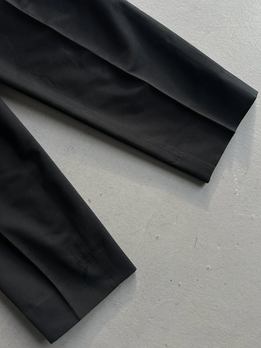 JEAN PAUL GAULTIER HOMME - 1990s HIGH WAIST TAILORED TROUSERS WITH FRONT PLEATS